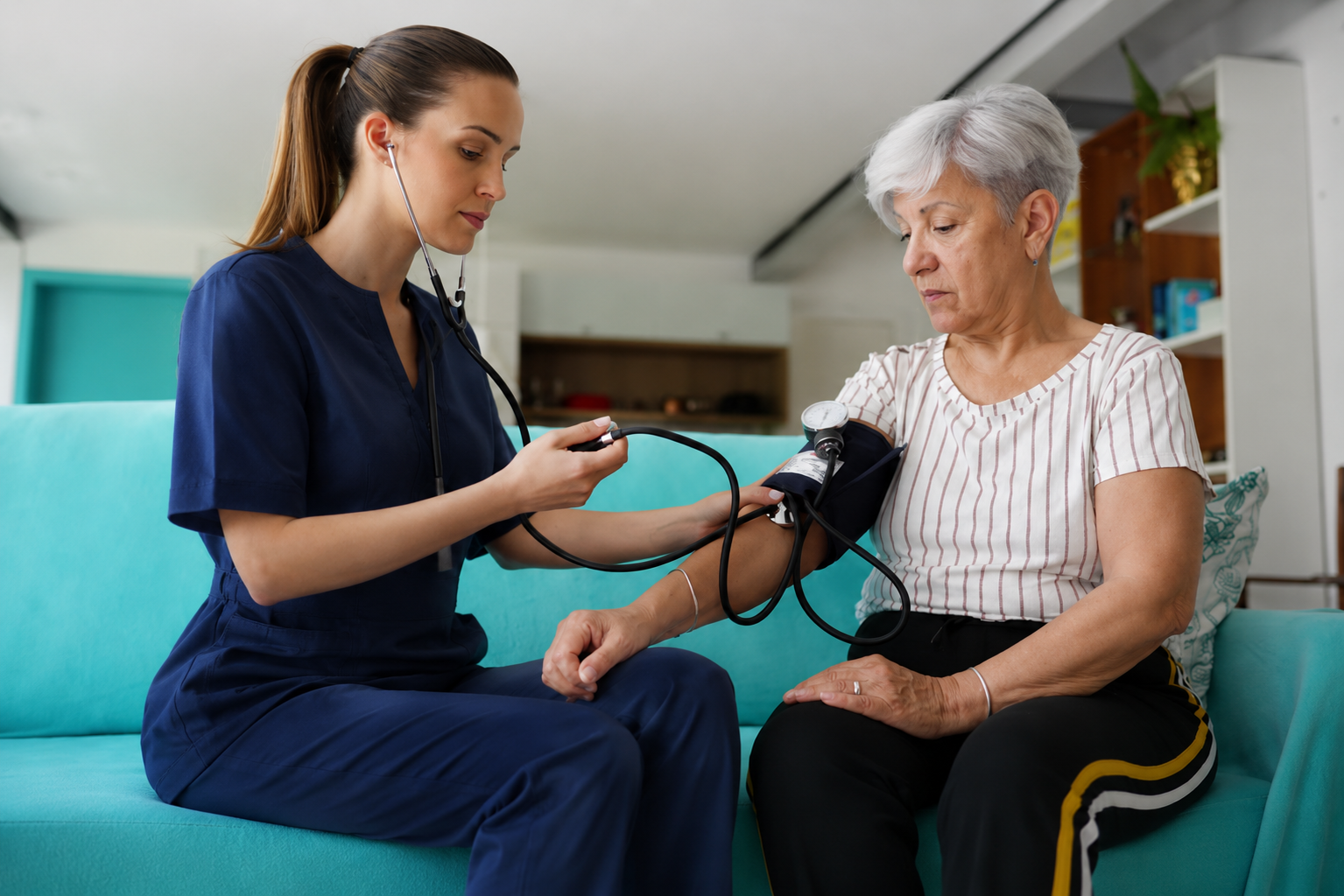 Blood pressure check service
